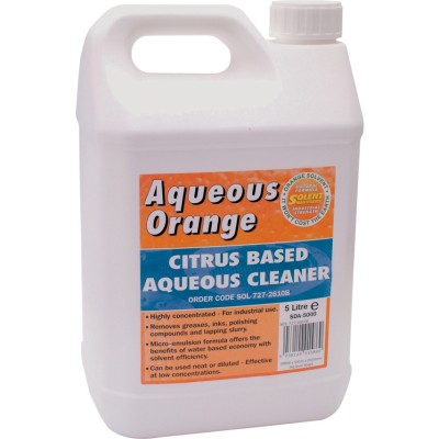 Solent Maintenance Aqueous Orange Cleaner, 5 Litre