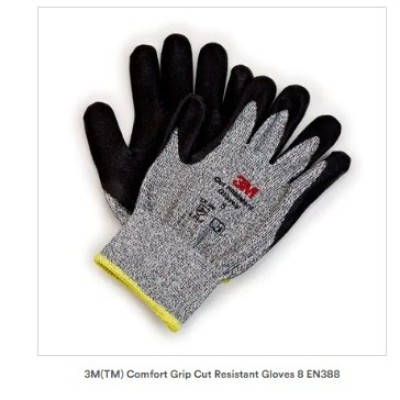 3M Comfort Grip Glove CGL-CRE, Cut Resistant (ANSI 2)