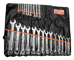 BAHCO  Metric Flat Combination Set – 24 Pcs  /  Pouch 111M  /  24T All size from 111M-6 until 111M-36