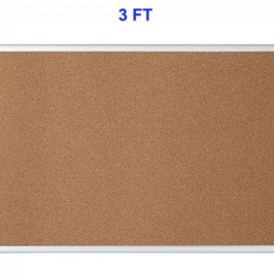 CORK BOARD- TPE CB1203 2' X 3' ALUMINIUM FRAME