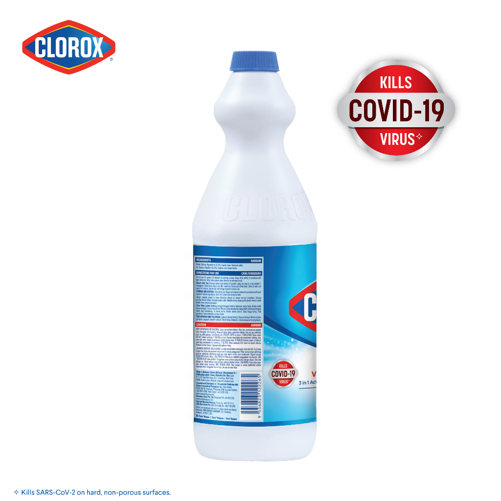 Clorox Bleach, Original, 1 L