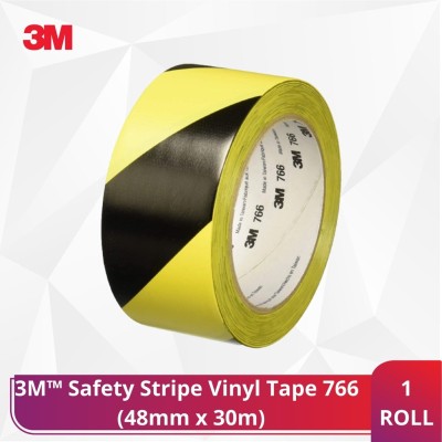 3M Vinyl Hazard Warning Tape 766