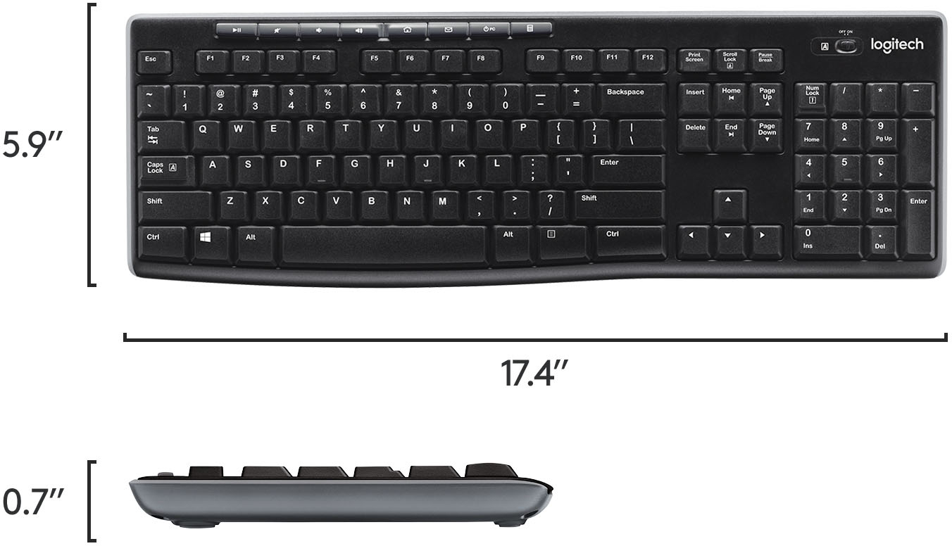 Logitech MK275 Wireless Keyboard and Mouse