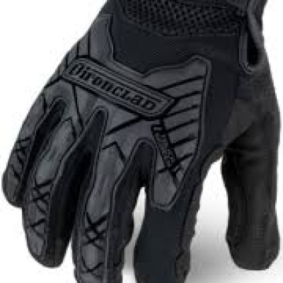 IRONCLAD IEXT-IBLK Tactical Impact Glove Black