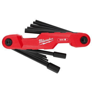 MILWAUKEE 9-KEY L-STYLE BALL END HEX KEY SET - METRIC 48-22-2186