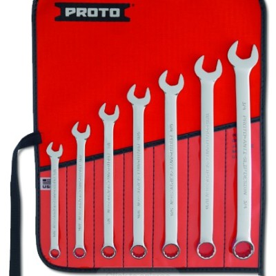 Proto J1200H-T500 Combination ASD Wrench Spanner Set 7 Pieces