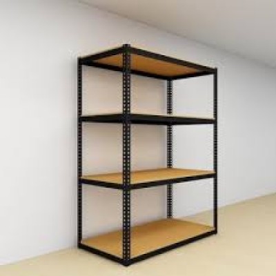 Storage Rack 180 CM H X 150CM L x 60CM D ( 4 L )  C W MDF board and rubber shoes ( 4 pc )