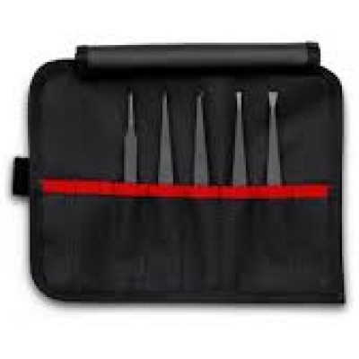 KnipexUNIVERSAL TWEEZERS SET ESD, 5 PCS