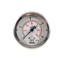 WIKA GLYCERINE FILLED PRESSURE, GAUGE SEMI-STAINLESS STEEL