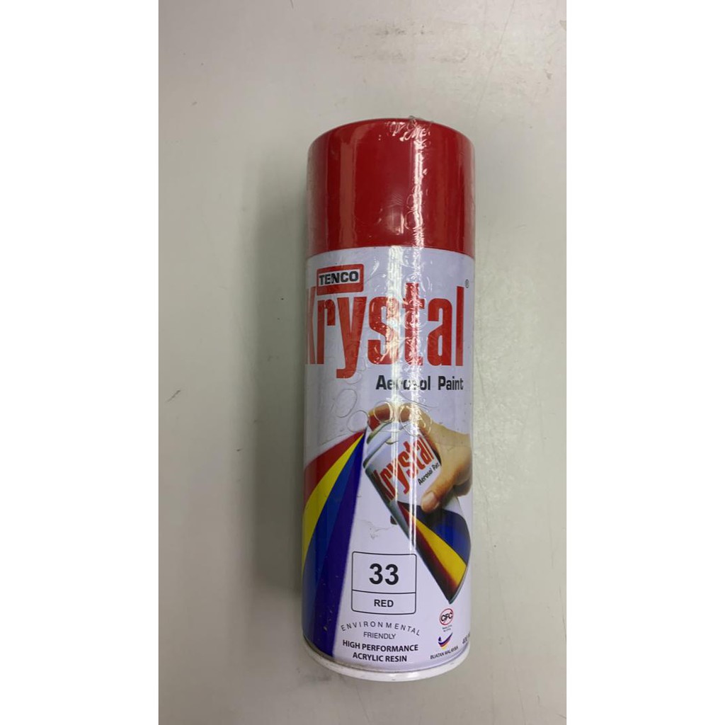 KRYSTAL SPRAY PAINT, RED 33 (DELIVER TO LABUAN AREA ONLY)