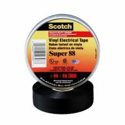 Tape, Electrical, Black, Scotch, 3M