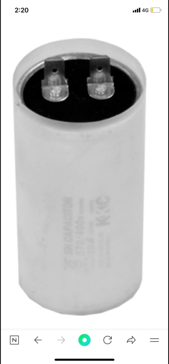 KKC SH Capacitor 20uf, 370      /      400V