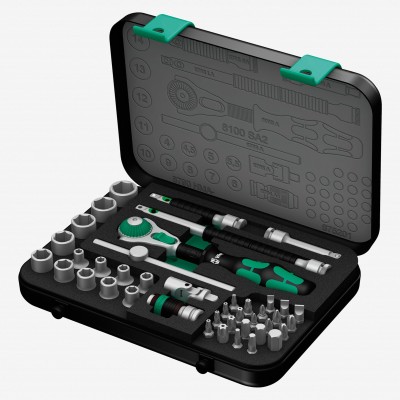 Wera 003533 42 Piece Metric Socket Set 1 4 Sq Drive