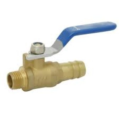 BOB VIP 218 1 2" Brass Ball Valve Hose Connector