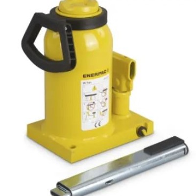 Enerpac Bottle Jack, 5tonne Maximum Load, 212mm - 437mm Maximum Range