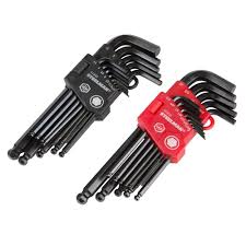 ALLEN KEY (METRIC) Ball end set, HEX BALL KEY SET 1  /  16, 5  /  64, 3  /  32, 7  /  64, 1  /  8, 9  /  64, 5  /  32, 3  /  16, 7  /  32, 1  /  4, 5  /  16, 3  /  8 INCHES-LONG ARM, ALLEN KEY SET, IMPERIAL, STANLEY, 69257