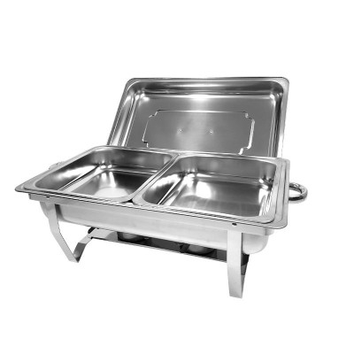 KT WARE STAINLESS STEEL CHAFING DISH FOOD WARMER SERVING TRAY BUFFET