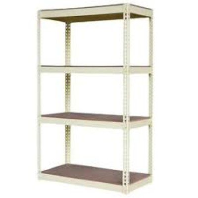 Boltless Rack 180cmH x 90cmL x 45cmD(4 levels) c w 8mm MDF Board shelving & rubber shoes