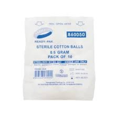 STERILE COTTON BALLS 10S#