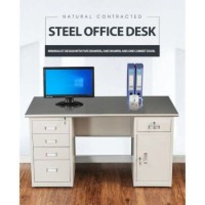 Steel office desk with thickened sheet metal - 1.2M