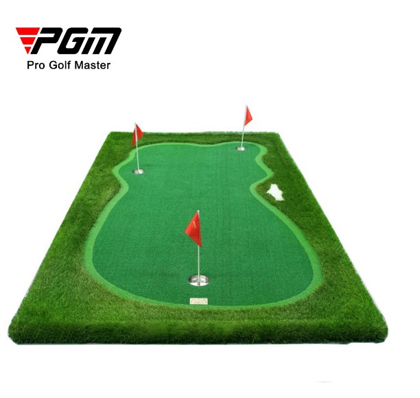 PGM GL006 artificial grass golf putting green mini putter training mat (UPGRADE THICKER VERSION 1.5 X 3M)