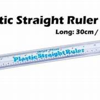 RULER- ACURA PLASTIC STRAIGHT RULER 30CM  12"