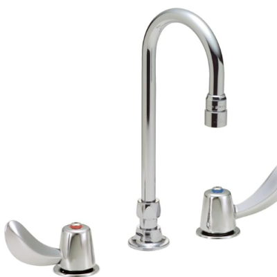 Delta Faucet 27C2942 27T, Two Handle 8-Inch Below Deck-Mount Faucet, Chrome, 6.00 x 15.54 x 6.00 inches