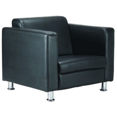 IRIS SINGLE SEATER SOFA ( PVC BLCK )