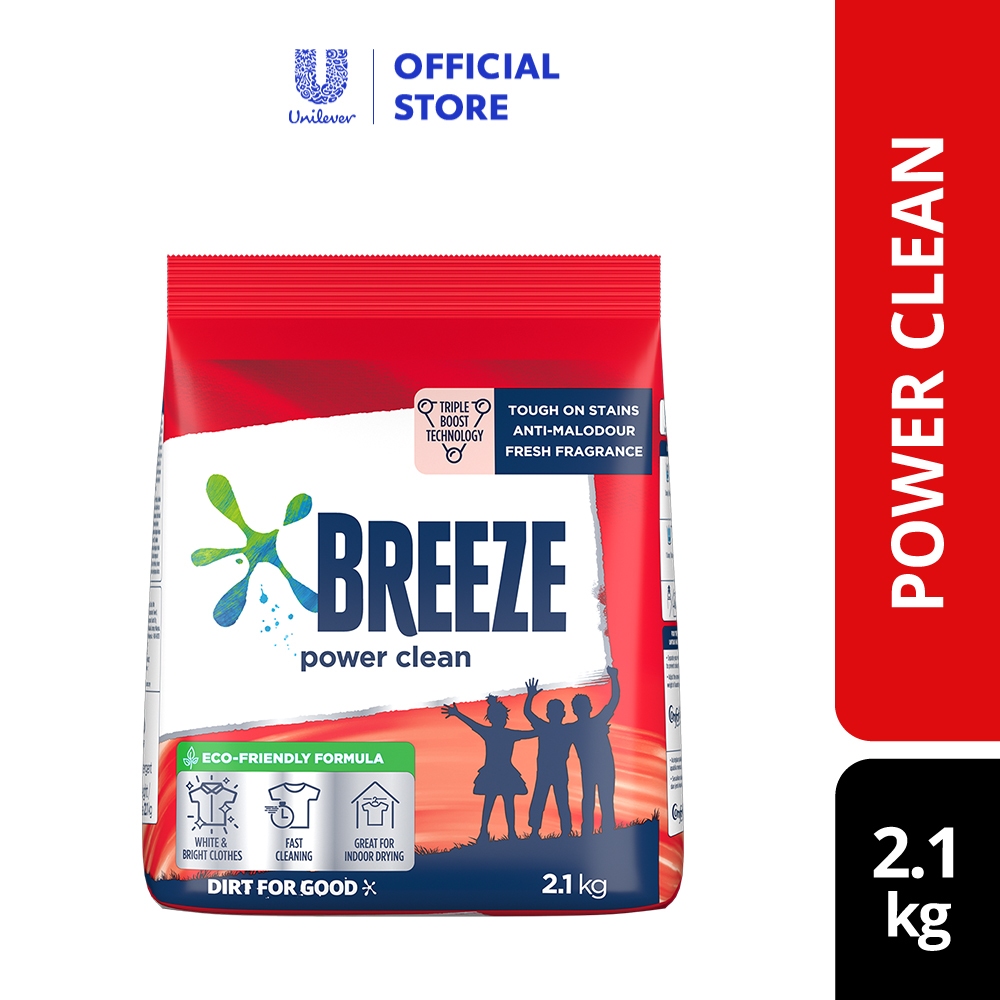 "Breeze Detergent Powder  (2.1kg)  MIX FLAVOR