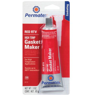 SEALANT, SILICON, PERMATEX, 81160, RED, 3oz