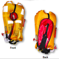 Lalizas Inflatable Lifejacket Lamda 275N, SOLAS Model : 71216 (295N of buoyancy when fully inflated)