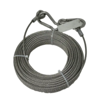 Fire safety line, 30 meters, steel wire with snaphooksItem number 1096126