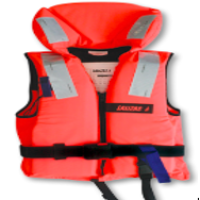 Lalizas Lifejacket 150N, ISO 12402-3, Model : 71088 c w Whistle (Adult Weight > 90kg)