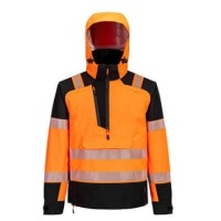 PORTWEST T161- PW3 HI-VIS OVERHEAD RAIN JACKET