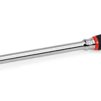 SNAPON 1 2" Drive Dual 80 Technology Soft Grip Long Handle Ratchet (Red) SHL80A