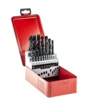 RS PRO 25-Piece Twist Drill Bit Set for Metal, 13mm Max, 1mm Min, HSS Bits