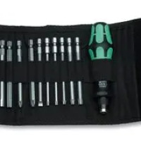 WERA KRAFTFORM KOMPAKT 60Screwdriver Set, Interchangeable, 17-Piece