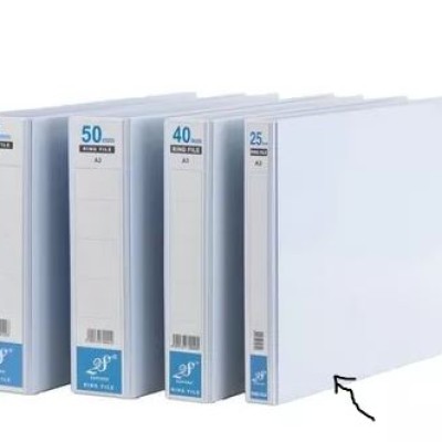 F1 EAST-FILE A3 2D PVC WHITE RING FILE 25mm