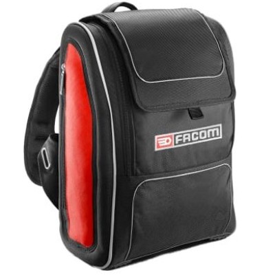 "Nylon backpack with shoulder strap 180mm x 300mm x 480mm  MFR: FACOM P N: 898-7435"
