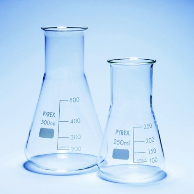 *Pyrex Conical Flasks, Wide Neck 250ml [10s]