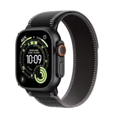 Watch Ultra 3 GPS + Cellular 49mm - Black Titanium Case with Black Charcoal Trail Loop - M L (MF1H4X A)