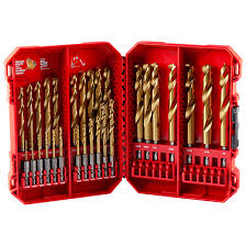 SHOCKWAVE IMPACT DUTY RED HELIX TITANIUM DRILL BIT SET (PN: 48-89-4672)