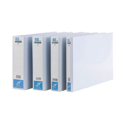 EAST-FILE A3 2D PVC WHITE RING FILE 40mm