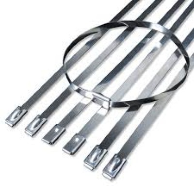 STAINLESS STEEL CABLE TIE 400MM 450MM X WIDTH 7.9MM X 100PCS (SS304)