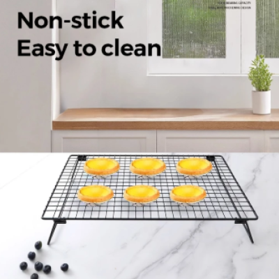 "Cooling Rack Baking Cooling Tray Non Stick  Size: 34x24.3x5.4cm"