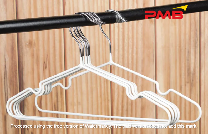 METAL SUIT HANGER, 10PCS (DELIVERY TO LABUAN AREA ONLY)