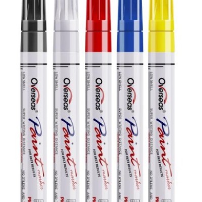 OVERSEA 5 color Permanent Oil Paint Marker Pens