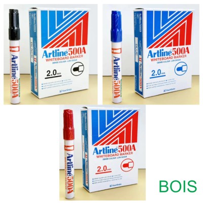 Artline 500A Whiteboard Marker Black 2.0mm