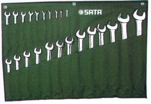 SATA 09027 COMBINATION WRENCH SET 23PC, 6MM-32MM, METRIC, 7KG, 