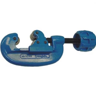 Tube Cutter for Stainless Steel, Soft Copper, and Aluminum Tubing from 3 16 to 1 in. OD and 6 to 25 mm outside diameter.